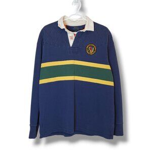 Polo Ralph Lauren Indianhead North East Guide Long sleeve Rugby Shirt Size L